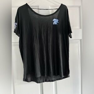 Pink Low Back UK Cats Slinky T-Shirt